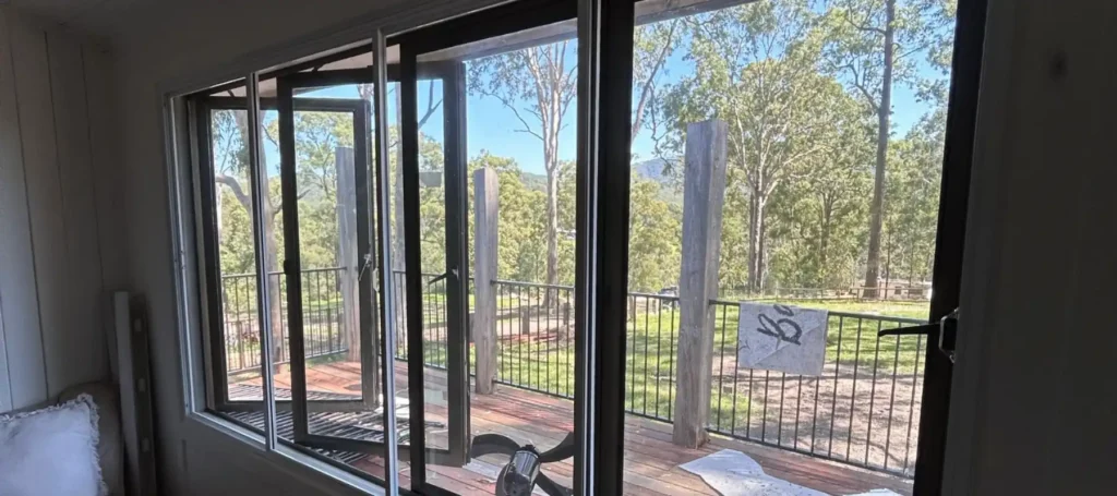 BAL rated aluminium fly screens heritage farmhouse windows Gilston